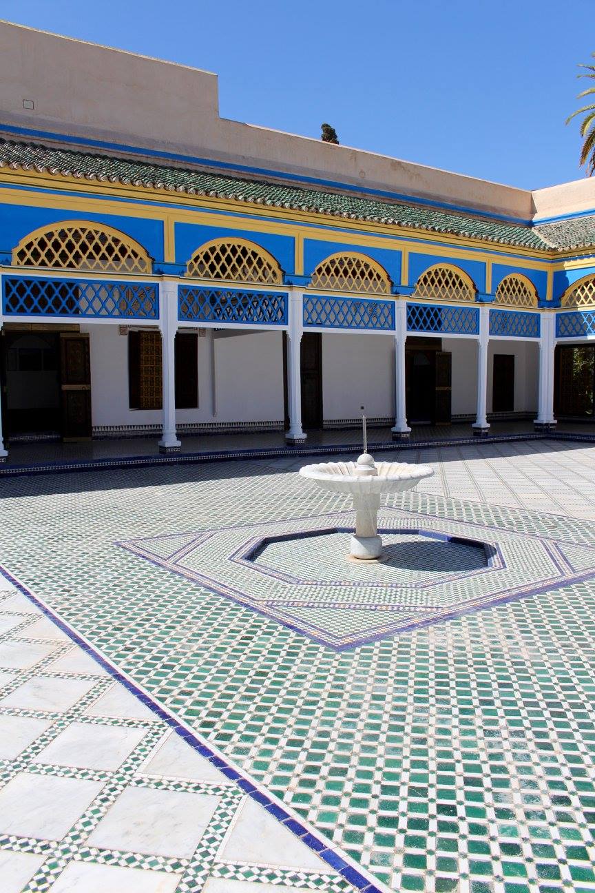 Bahia Palace courtyard